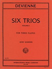 6つの3重奏曲 第2巻（フルート3重奏）／Six Trios,Vol.2 (Flute Trio