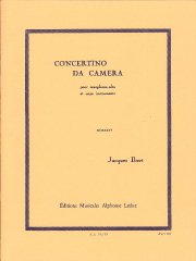室内小協奏曲（A.Sax.ソロ）／Concertino da Camera - Jacques Ibert