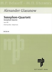 サクソフォーン四重奏曲（サックス4重奏）／Saxophone Quartet Bb