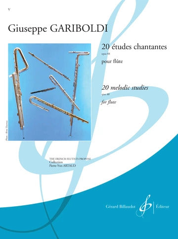 ガリボルディ：20の旋律的練習曲／20 Etudes Chantantes Op. 88（Fl