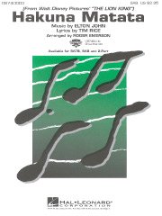 ハクナ・マタタ (映画「ライオン・キング」より) 〔混声3部合唱