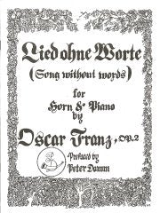 無言歌 作品2（Hrn.ソロ）／Lied ohne Worte - Song Without