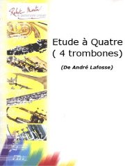 絶版】四重奏のエチュード（トロンボーン4重奏）／Etude a Quatre