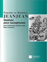 楽譜 輸入Quatuor POUR saxophones/サクソフォーン4重奏曲 (F.ジャンジャン) (サックス4重奏) ウィンズスコア