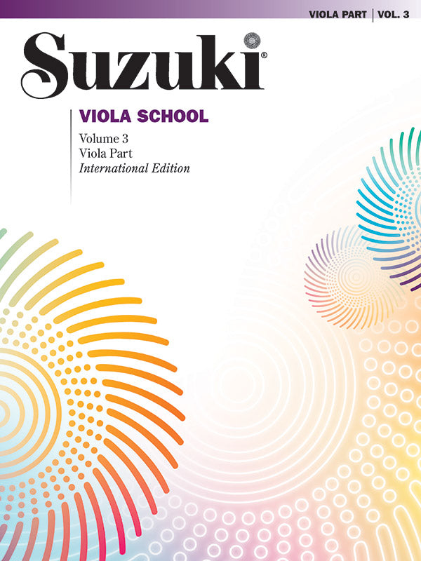 鈴木鎮一：ビオラ指導曲集第3巻（ヴィオラ）／Suzuki Viola School