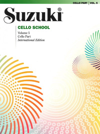 チェロ指導曲集 第5巻（チェロ）／Suzuki Cello School Cello Part, Volume 5 (Revised)