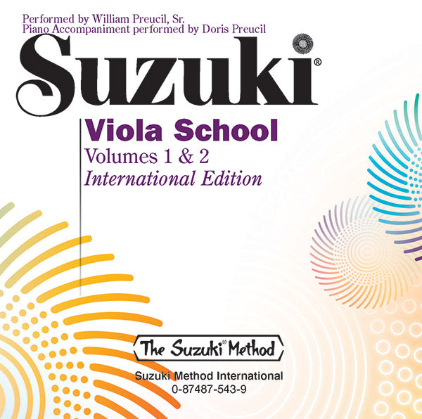 スズキメソード：ヴィオラ指導曲集 CD 1&2／Suzuki Viola School CD