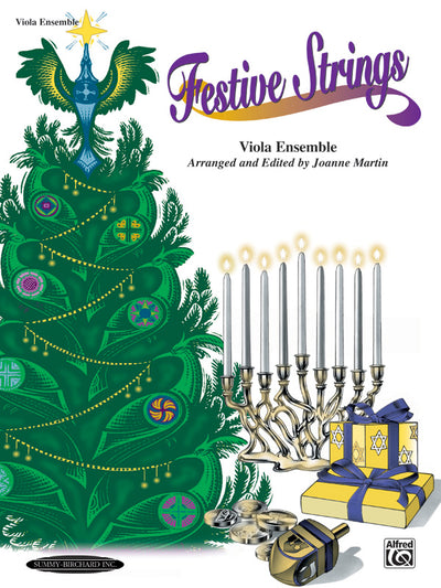 クリスマス曲集 (Viola Quartet Score)／Festive Strings for Ensemble (Viola)