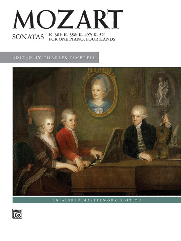 ピアノ連弾のための4つのソナタ K.381 K.358 K.497 K.521／Sonatas for