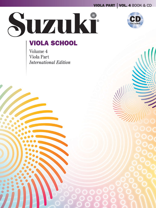 Suzuki Viola School 4冊セット Suzuki Viola School Viola Part & CD, Volume 4 – ウィンズスコア
