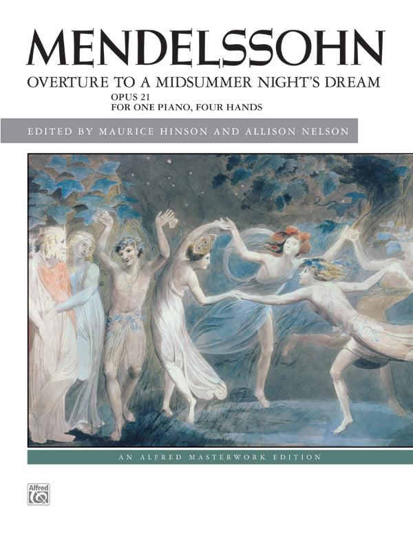 「真夏の夜の夢」序曲（1台4手）／Overture to Midsummer Night's Dream Op. 21