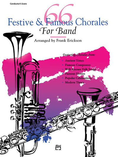 66のコラール集（スコア）／66 Festive & Famous Chorales for Band (Score)