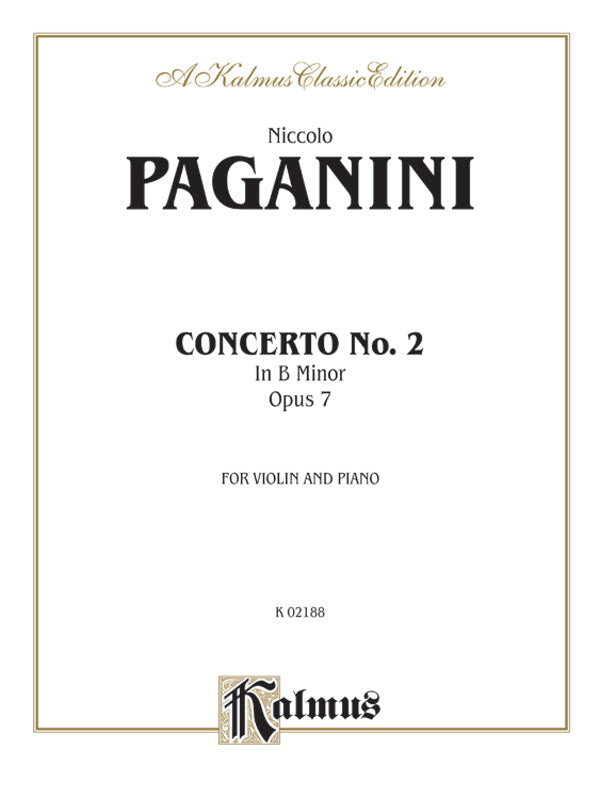 ヴァイオリン協奏曲 第2番 ロ短調 作品7（ヴァイオリンソロ）／Violin Concerto No. 2 in B Minor Opus 7