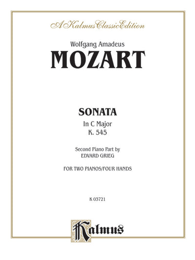 Sonata in C Major K. 545 (2P4H)