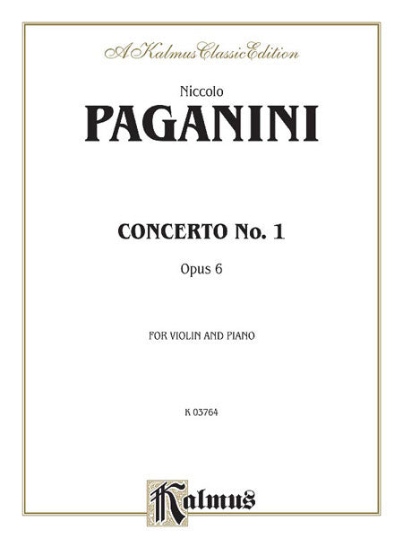 ヴァイオリン協奏曲 第1番 Op.6（ヴァイオリンソロ）／Violin Concerto No. 1 Opus 6