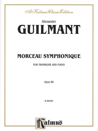 交響的小品 作品88（トロンボーンソロ）／Morceau Symphonique, Op.88 (Trombone & Piano)