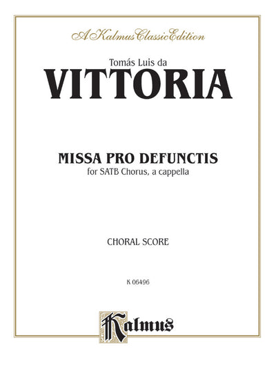 Missa Pro Defunctis (Choral Score)