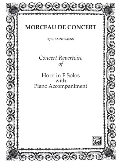 演奏会用小品 作品94／Morceau de Concert Op. 94 (Horn & Piano)