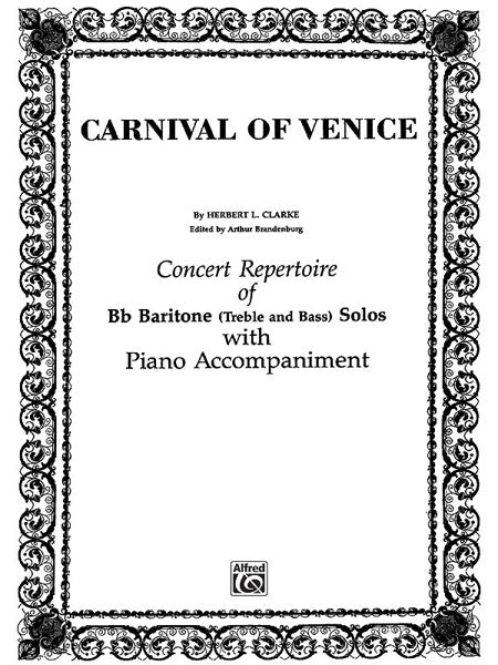 ヴェニスの謝肉祭（ユーフォニアムソロ）／Carnival of Venice