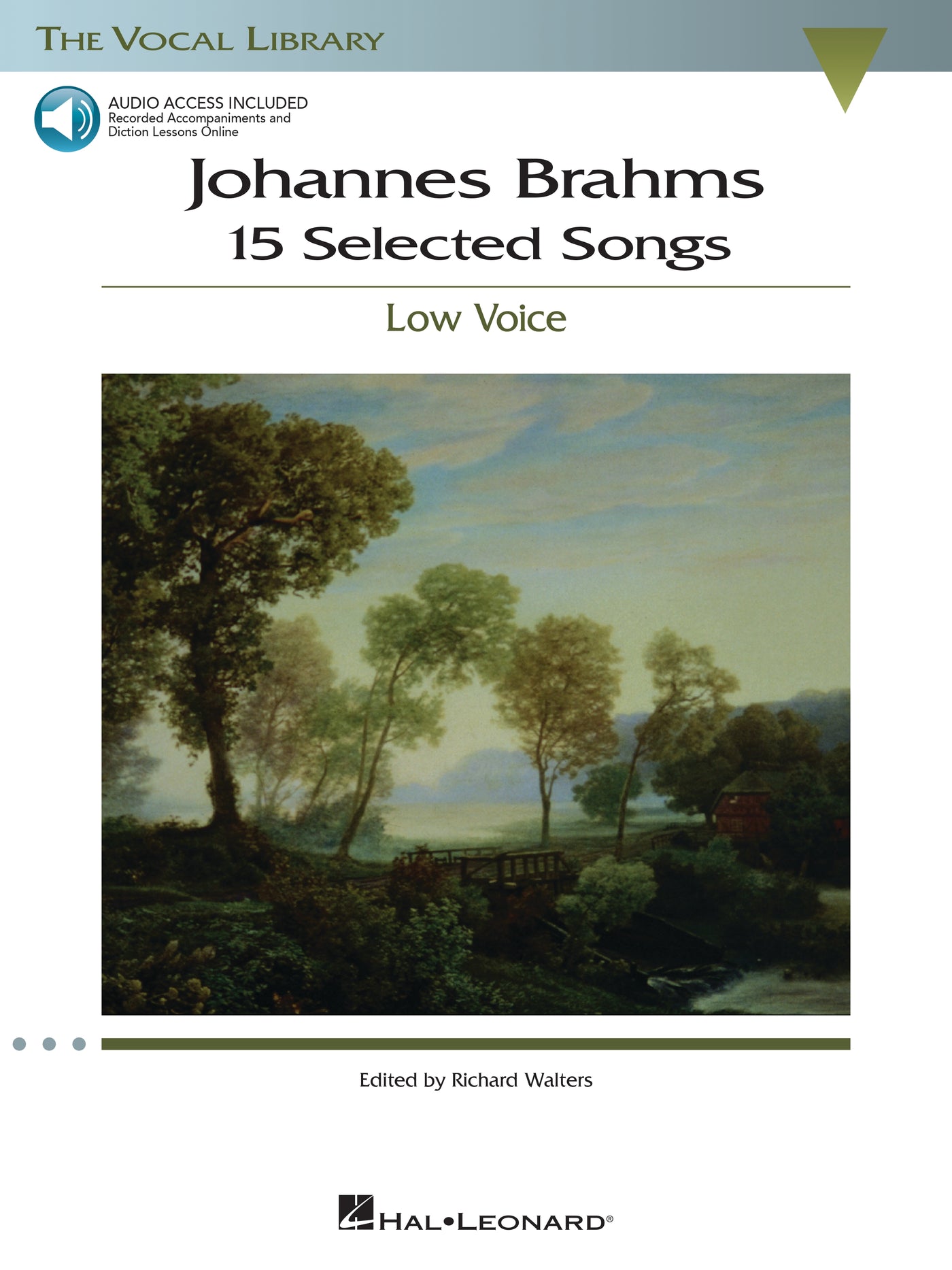 15の歌曲集（低声用）／Johannes Brahms: 15 Selected Songs (Low)