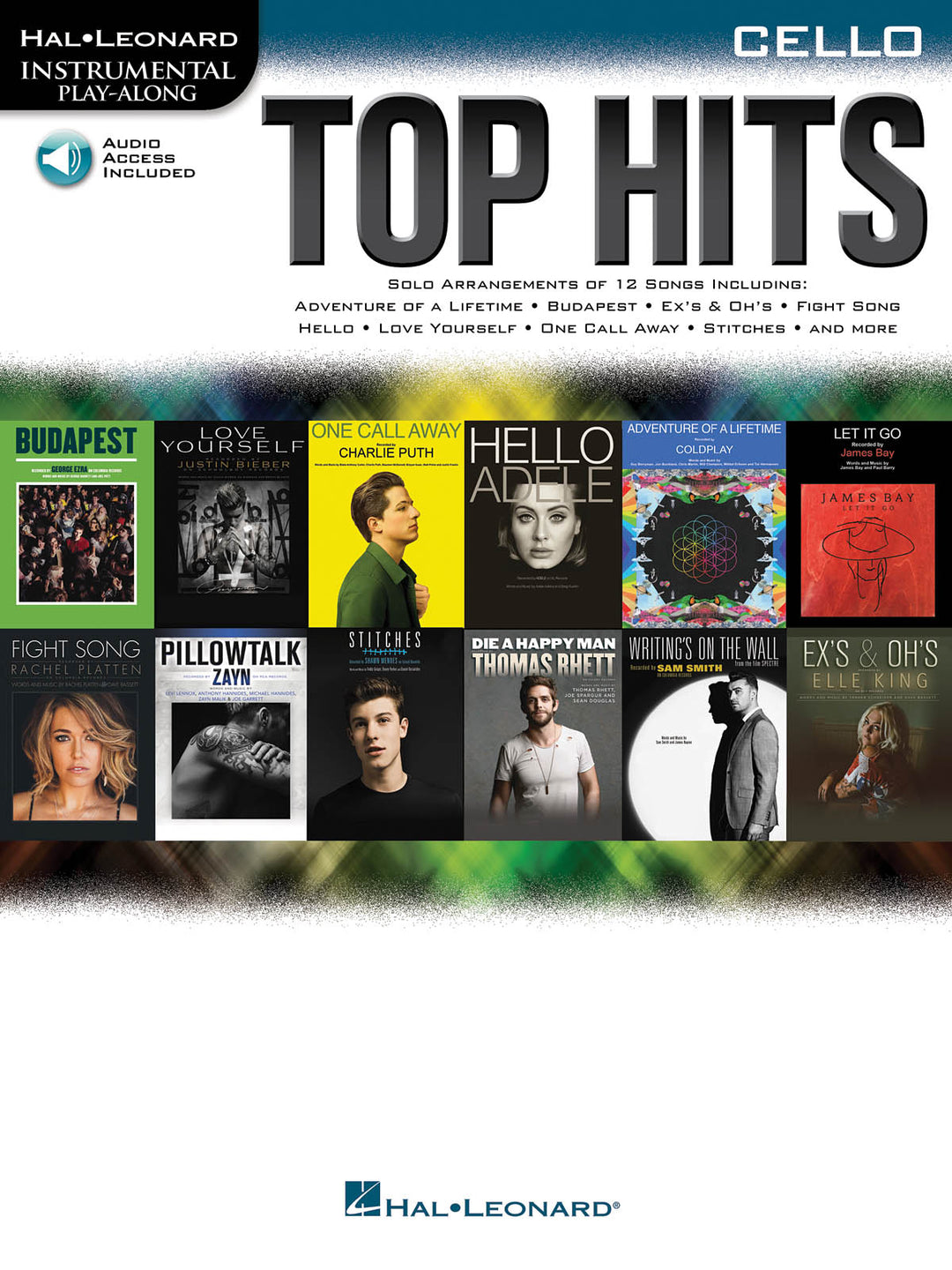 トップ・ヒッツ（AAC付）／Top Hits (Cello) - Book/Online