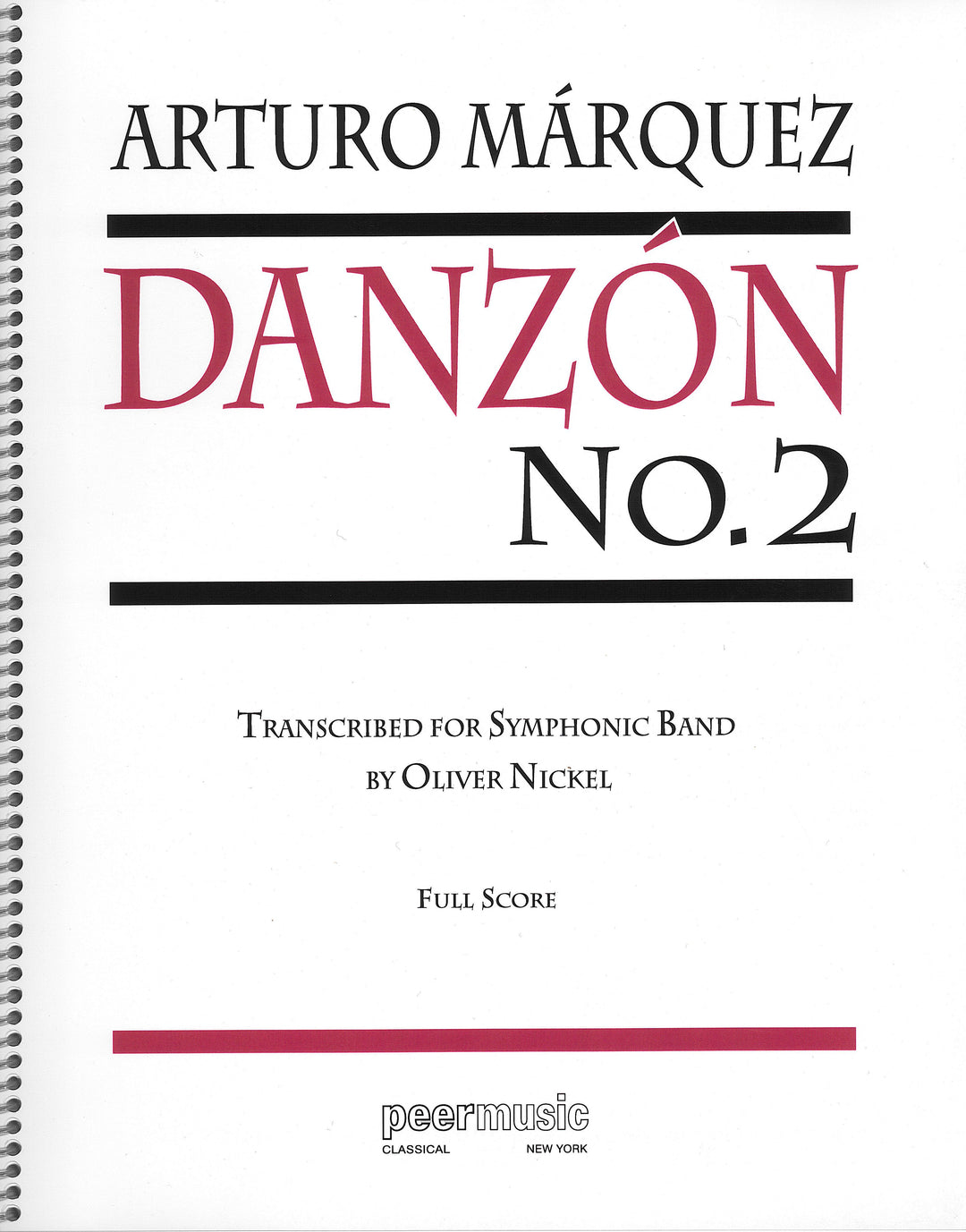 ダンソン第2番／Danzon No. 2 (Large Score) – ウィンズスコア