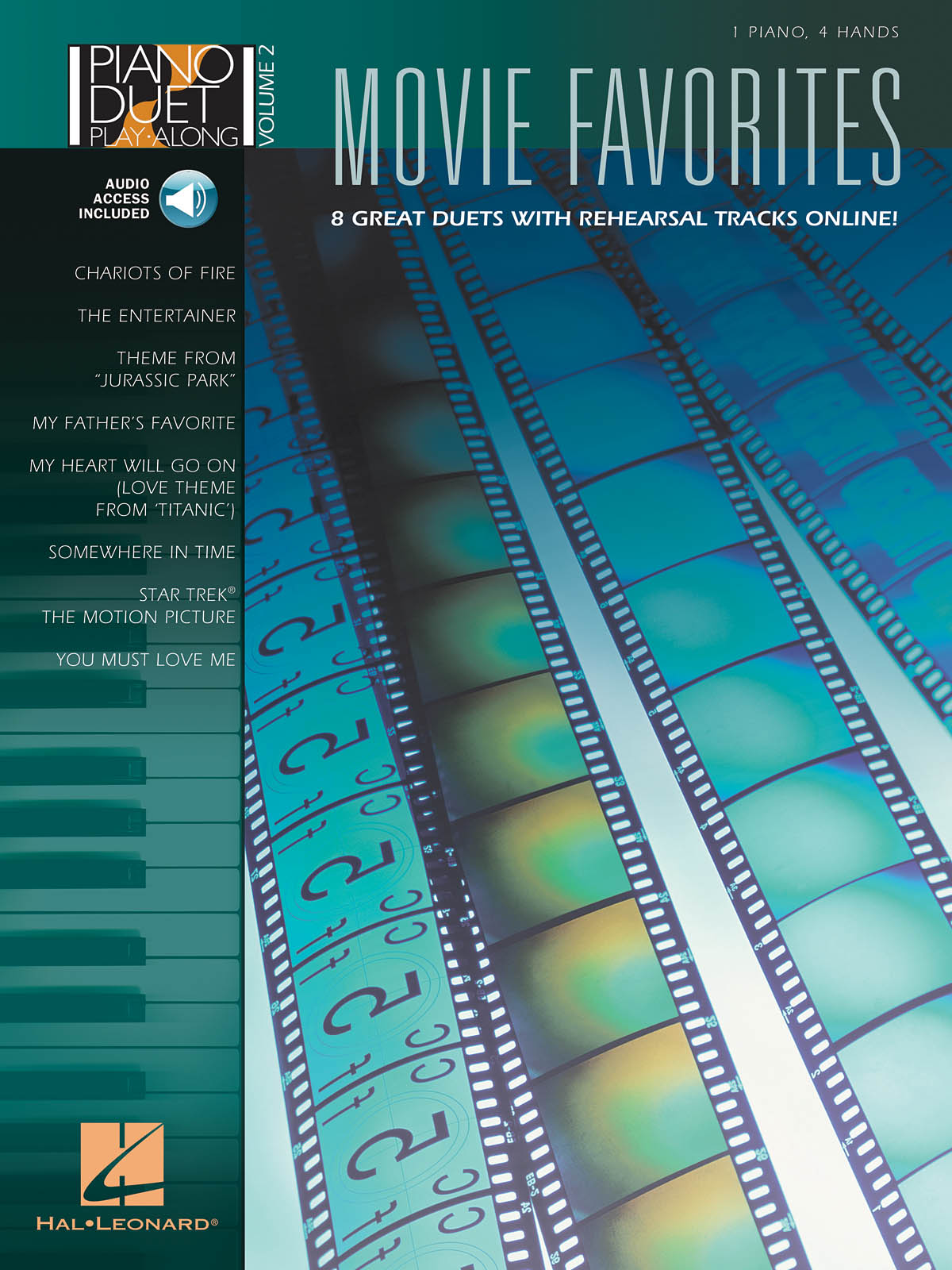 映画曲集（1台4手）／Movie Favorites (Piano Duet Play-Along Volume 2)