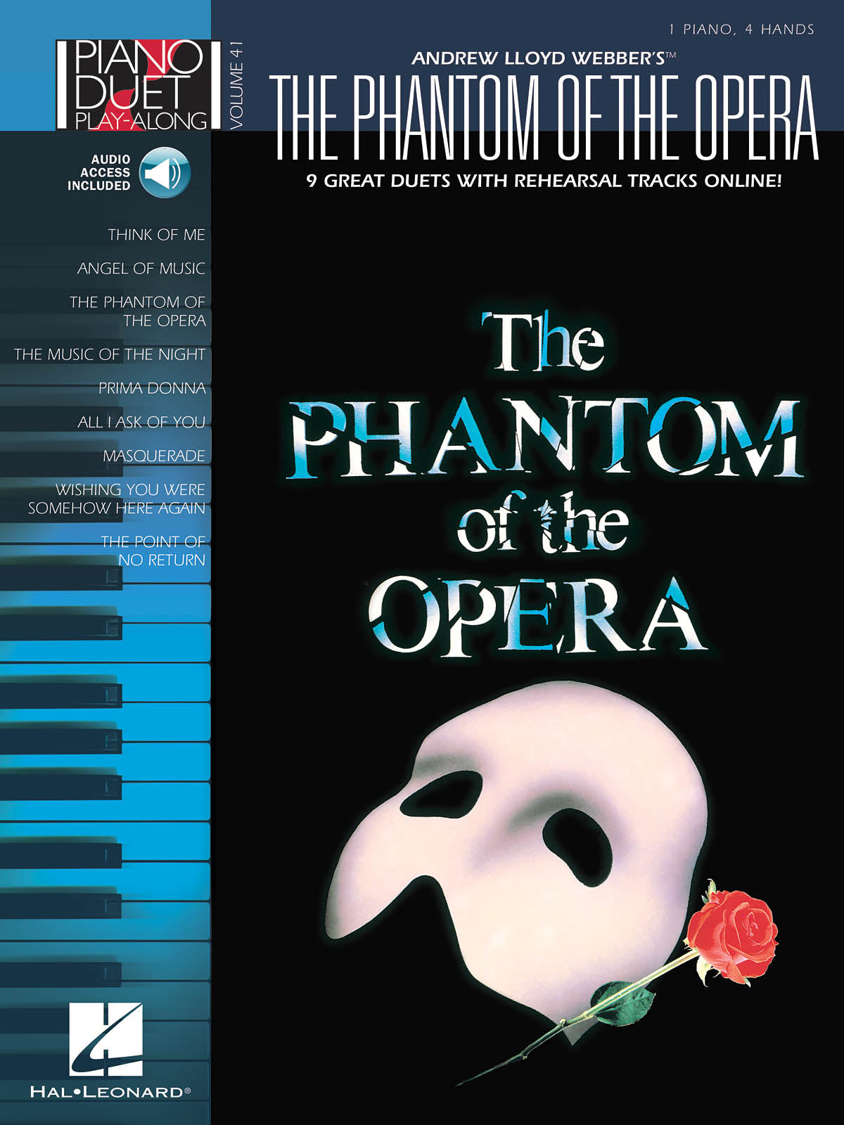 オペラ座の怪人（1台4手）／The Phantom of the Opera (Piano Duet Play-Along)