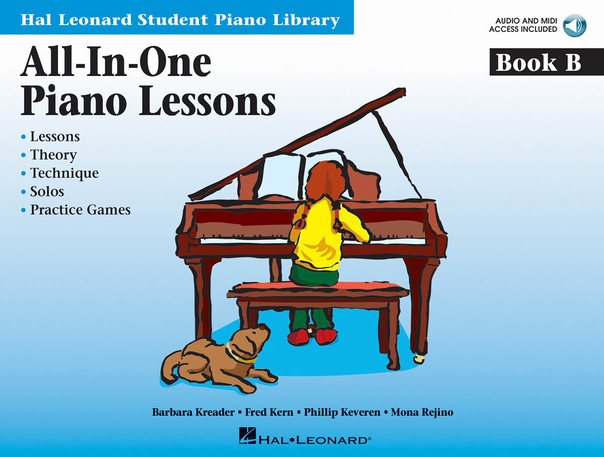 All-In-One Piano Lessons Book B (Book with Audio Access Included)