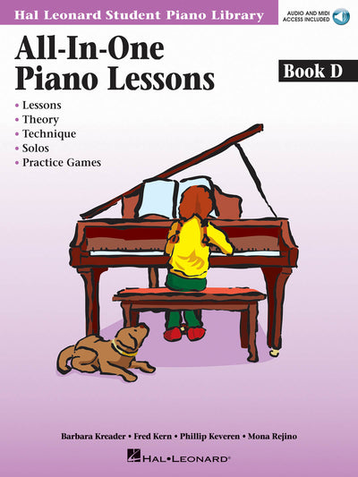 All-in-One Piano Lessons Book D