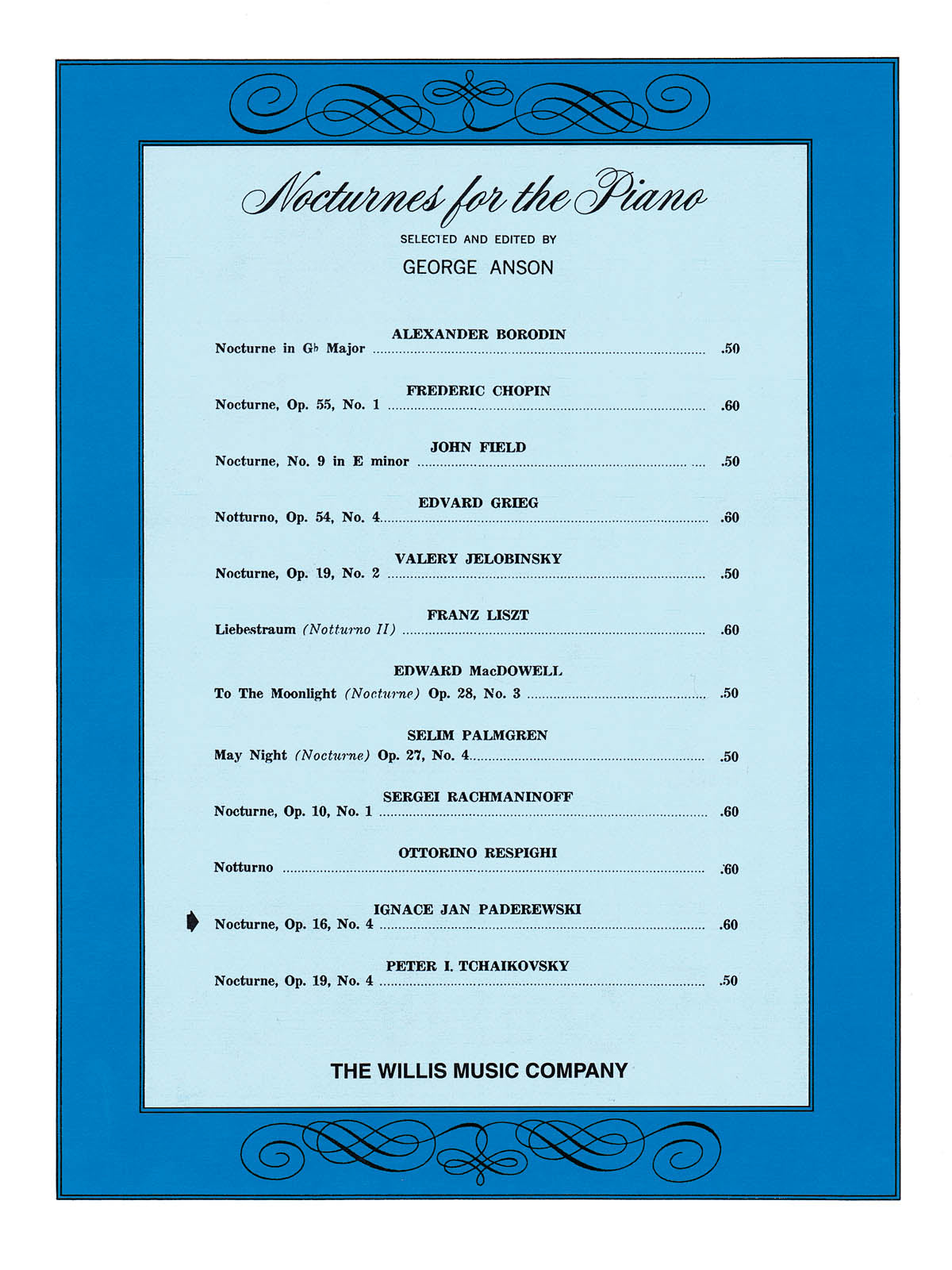 Nocturne, Op. 16, No. 4 (Later Intermediate)