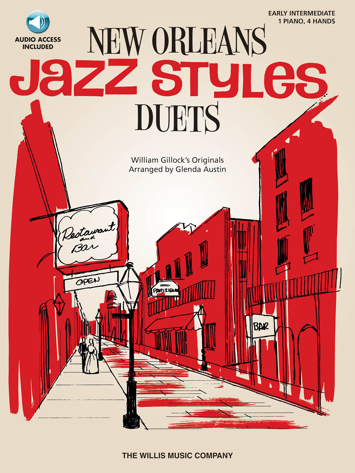 ニューオーリンズ・ジャズ・スタイル・デュエット（1台4手）／New Orleans Jazz Styles Duets