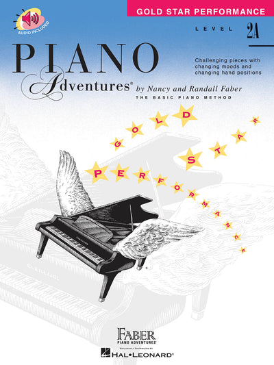 ピアノ・アドベンチャーズ レベル2Ａ ゴールド・スター・パフォーマンス（Online Au）／Piano Adventures Gold Star Performance, Level 2A