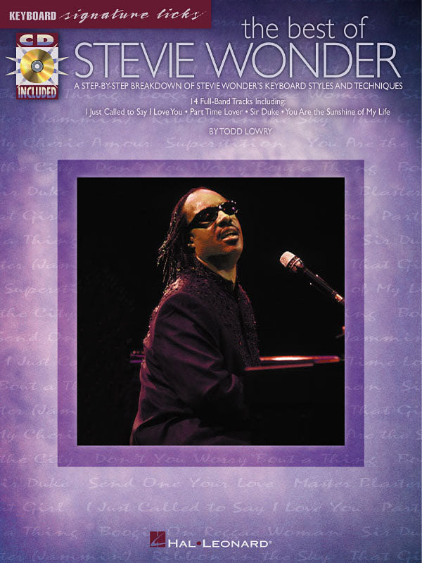 ﾍﾞｽﾄ・ｵﾌﾞ・ｽﾃｨｰｳﾞｨｰ・ﾜﾝﾀﾞｰ（伴奏CD付）～ｷｰﾎﾞｰﾄﾞ・ｽﾀｲﾙとﾃｸﾆｯｸの／The Best of Stevie Wonder (Signature Licks Keyboar