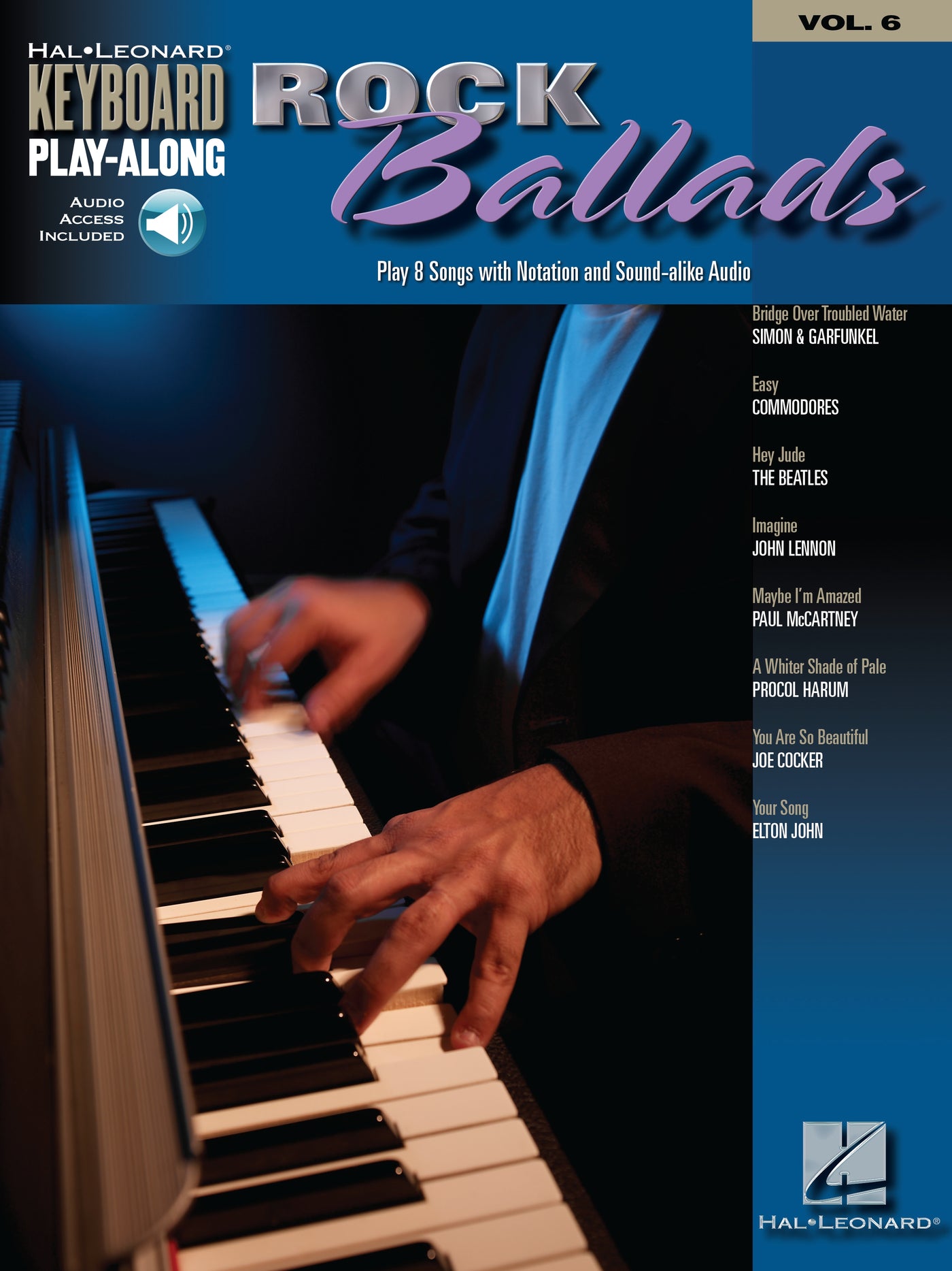 ロック・バラード （AAC付）（P/V）／Rock Ballads (Keyboard Play-Along Volume 6)