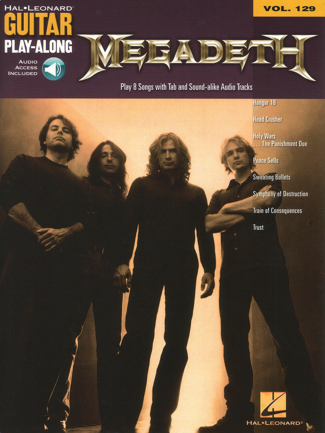MEGADETH 楽譜集 メガデス（V/G（TAB））／Megadeth (Guitar Play-Along Volume 129