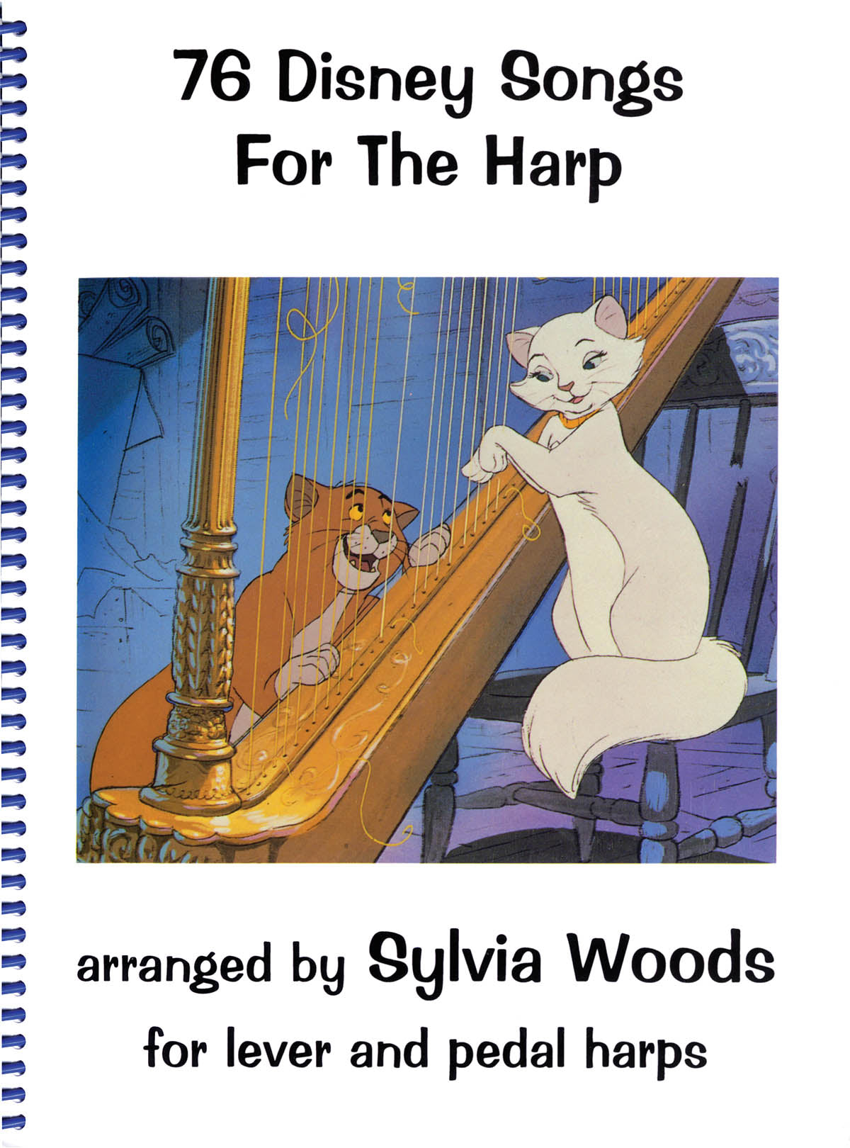 ハープのための76のディズニー曲集（ハープソロ）／76 Disney Songs for the Harp (Folk Harp)