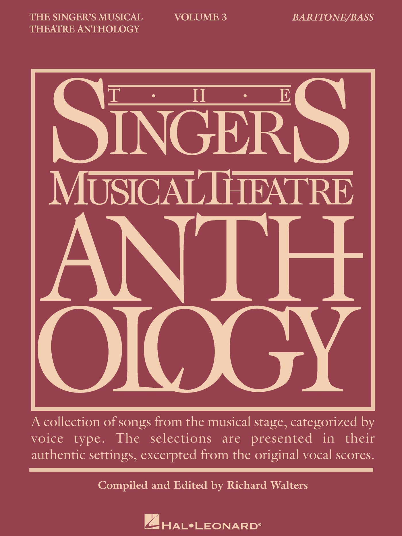 ミュージカル・シアター名曲集Vol.3／The Singer's Musical Theatre Anthology - Volume 3