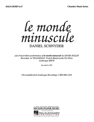 ル・モンド・ミニュスキュール（極小の世界）／Le Monde Minuscule (French Horn Solo)