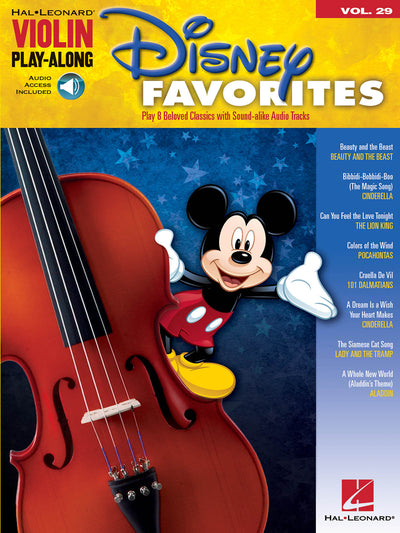 ディズニー・フェイバリッツ (AAC付)／Disney Favorites (Violin Play-Along Volume 29)