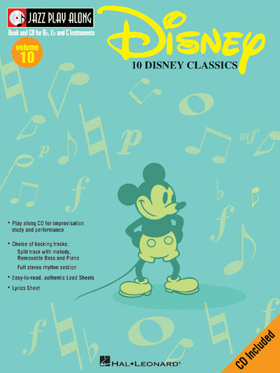 ディズニー（管楽ソロ）／Disney (Jazz Play-Along Volume 10)