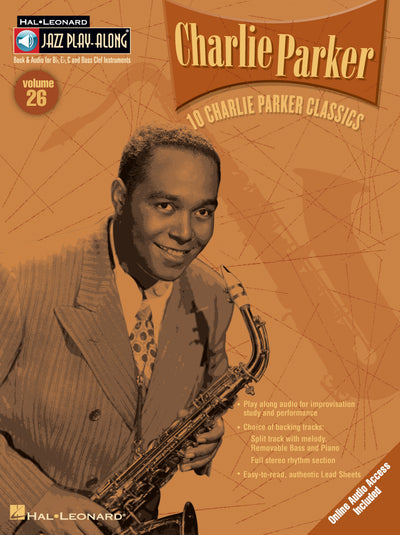 チャーリー・パーカー (オーディオ・アクセス・コード付）／Charlie Parker (Jazz Play-Along Volume 26)
