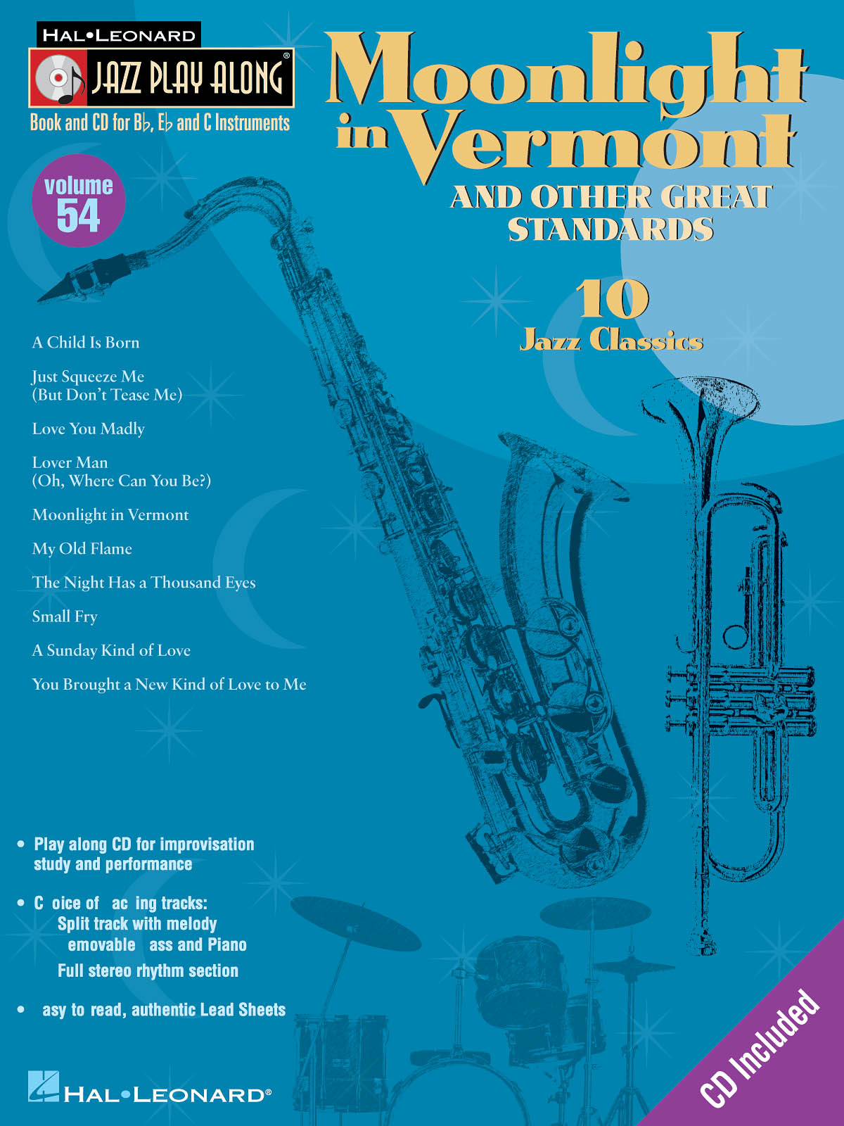 モア・グレート・スタンダーズ (Jazz Play-Along Volume 54)／Moonlight in Vermont & Other Great Standards