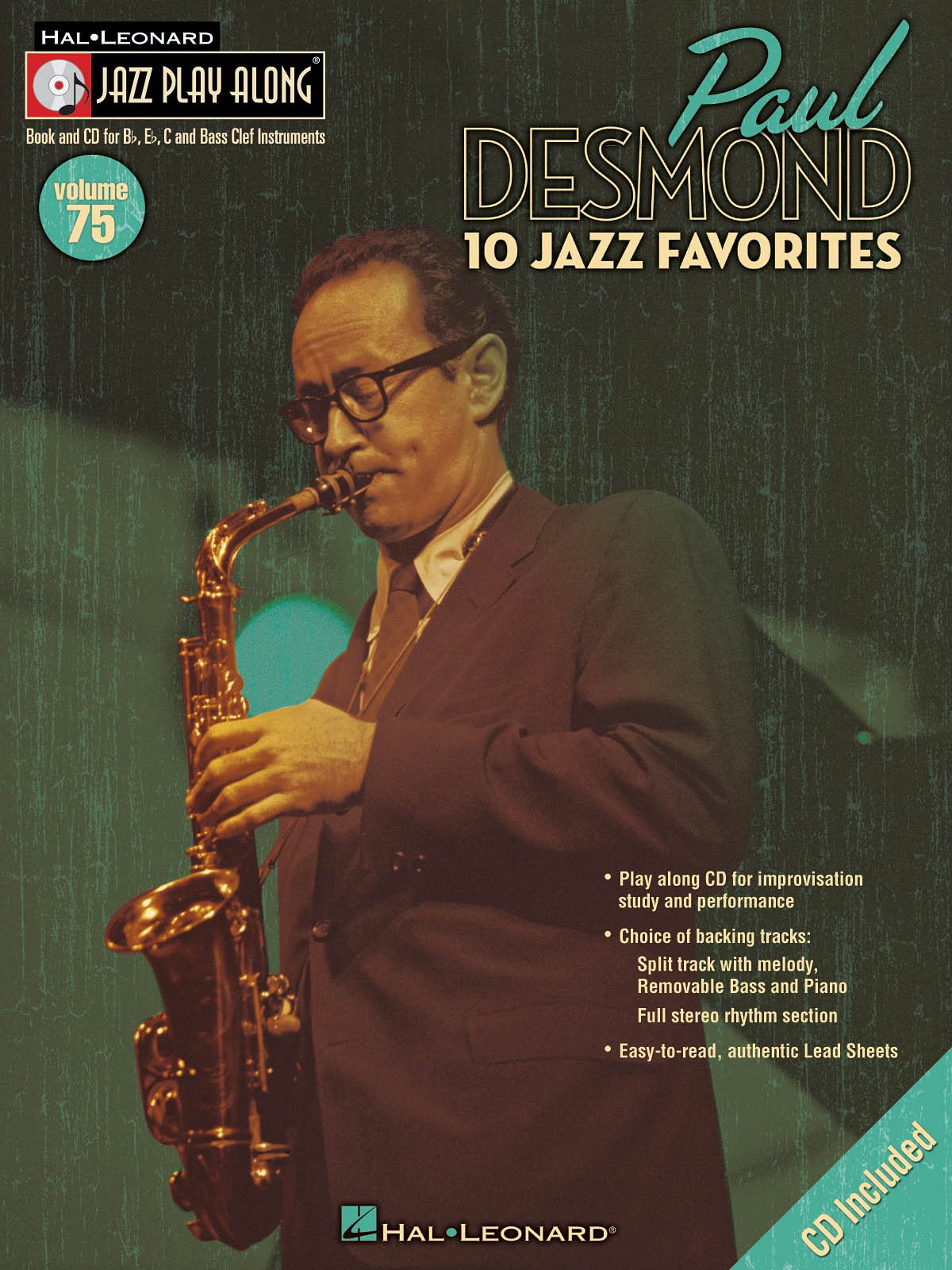 ポール・デスモンド（管楽ソロ）／Paul Desmond (Jazz Play-Along Volume 75)