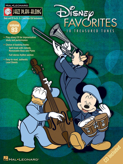 ディズニー・フェイヴァリッツ（管楽ソロ）／Disney Favorites (Jazz Play-Along Volume 93)