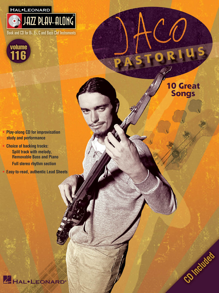 ジャコ・パストリアス（CD付）／Jaco Pastorius (Jazz Play-Along Volume 116)