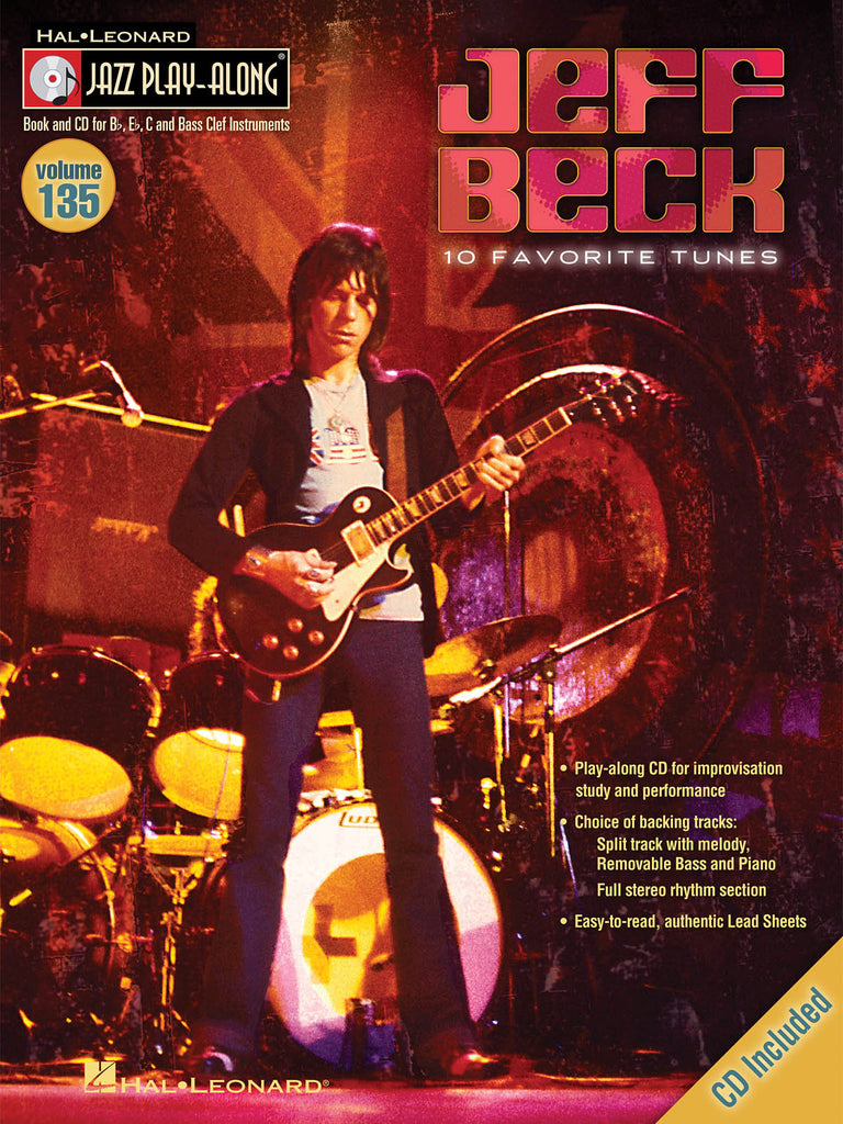 ジェフ・ベック（管楽ソロ）／Jeff Beck (Jazz Play-Along Volume 135