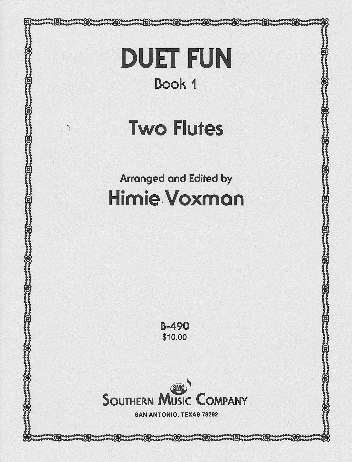 デュエット・ファン 第1巻（フルートデュエット）／Duet Fun Book 1 (Flute Duet)