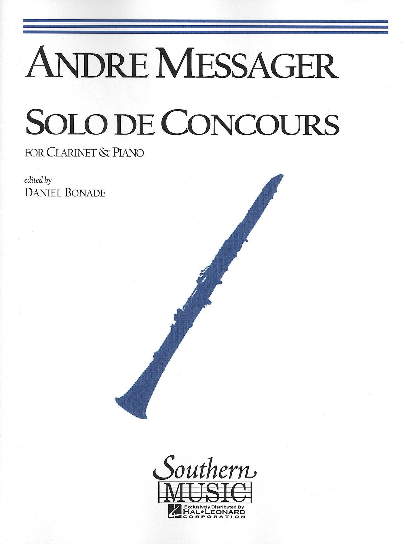 演奏会用ソロ ソロ・ド・コンクール（クラリネットソロ）／Solo de Concours (Clarinet & Piano)