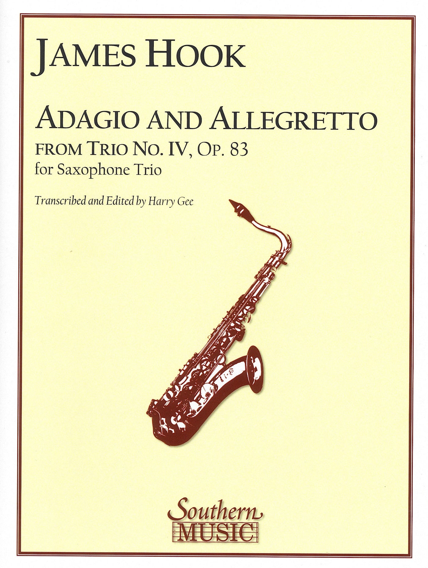 アダージョ＆アレグレット（サックス3重奏）／Adagio and Allegretto